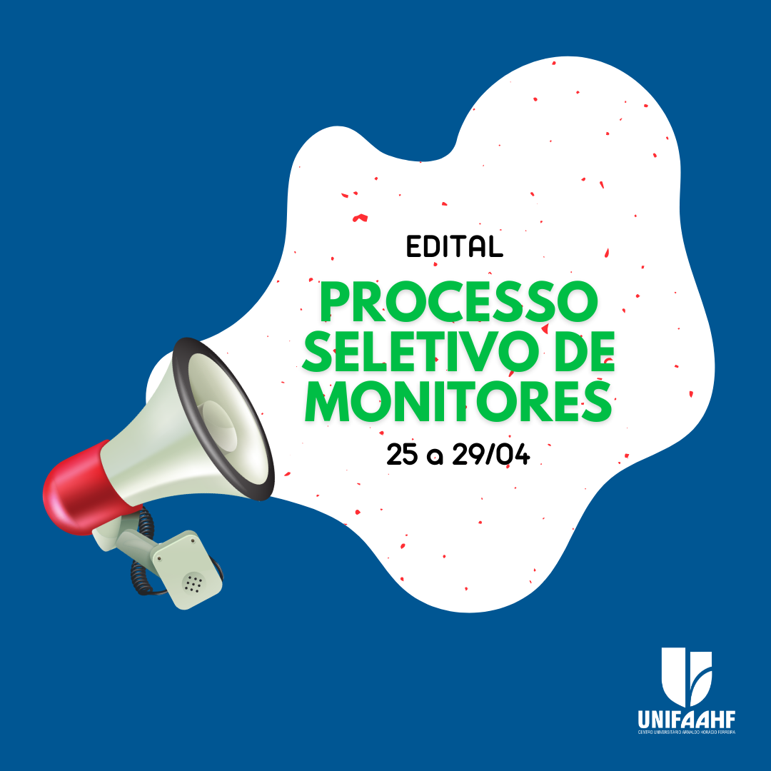 Leia mais sobre o artigo Edital – Processo Seletivo de Monitores